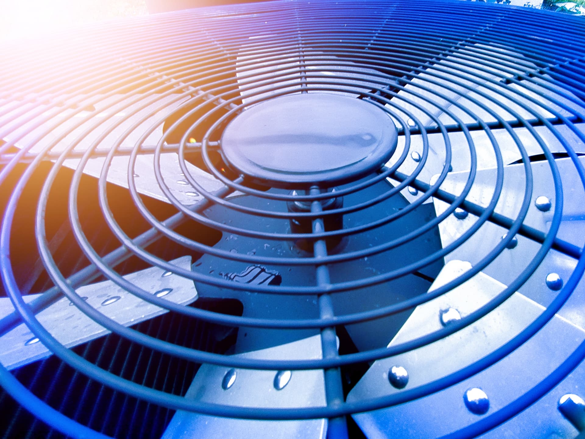 Metallic ventilation system in an industrial setting